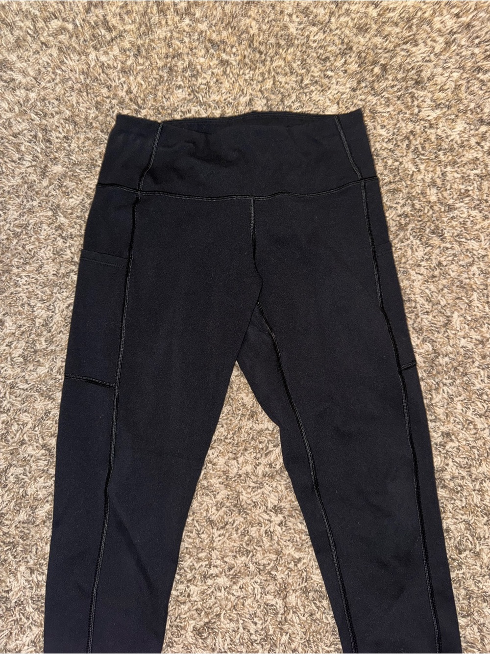 Fabletics Black Girls' High-Rise Performance Leggings